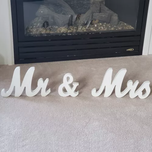 Letras de boda grandes en madera para la decoración de bodas, decoración  aniversarios, cumpleaños, letras de boda grandes, firmas para bodas (Altura