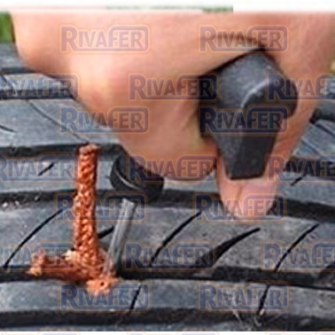 Imagen 5 de 7 de Kit Repara Cubiertas Pinchaduras Tarugos Moto-cuatri-auto