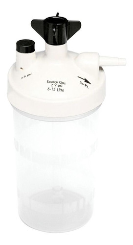 Vaso Humidificador Alto Flujo 7900 6-15 Lpm Salter Labs Color Blanco Y Transparente