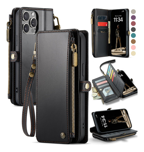 Funda Wallet Defense Compatible Con iPhone 14 Pro Max, Color