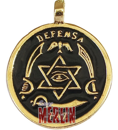 Talisman Defensa Y Paz Con Tetragramaton 2.8 Cm