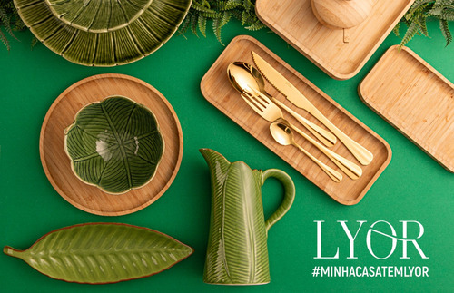 Bandeja De Bambu Hire Retangular Pequena 20x10x1,5cm Lyor