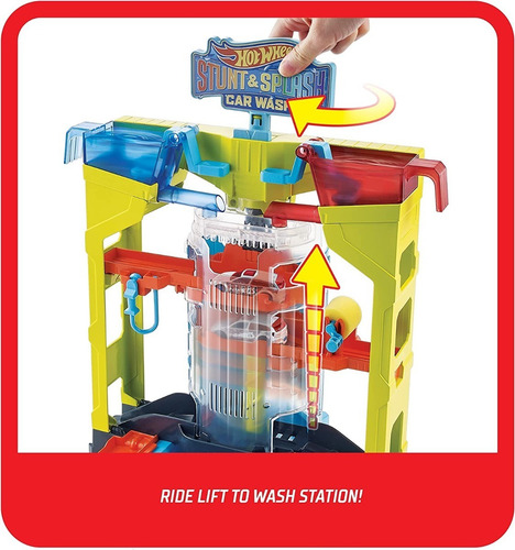 Imagen 5 de 6 de Hot Wheels Autolavado De Acrobacias