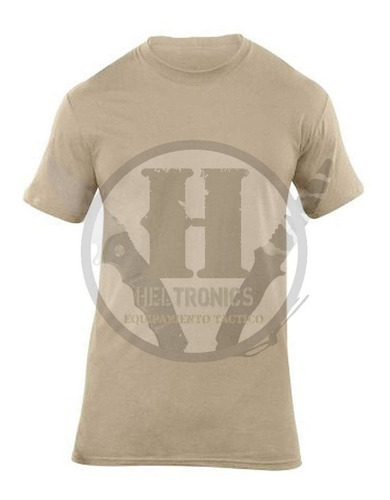 Remera Tactica Beige Elastizadas Calidad Todos Los Talles