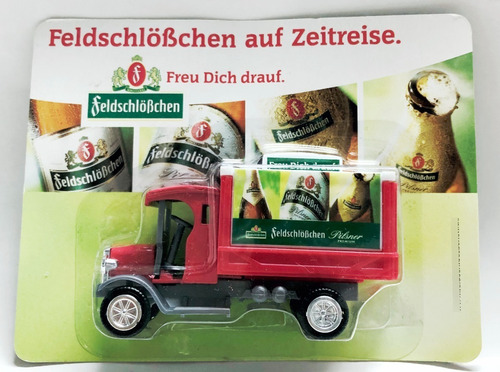 Camion Publicitario Cerveza Alemana Feldschlösschen - 9cm