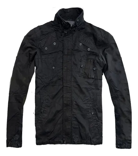 Chaqueta negra cheap de hombre