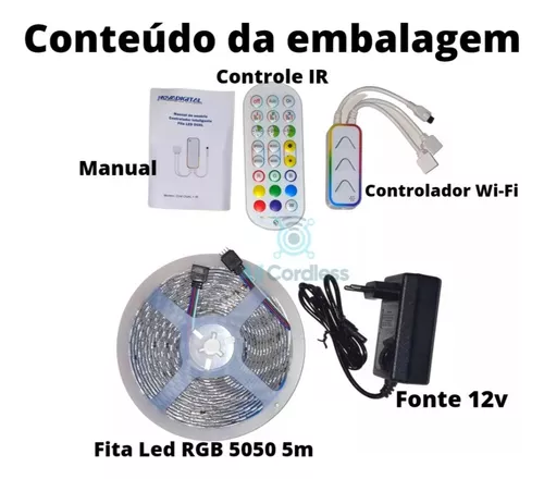 Kit Fita De Led Smart Inteligente Wi-Fi Rgb Jogo De Dardos Profissional  42Cm Com 6 Dardos Grande Aro De Metal Dupla Face - Atrio - Fita de LED  inteligente - Magazine Luiza