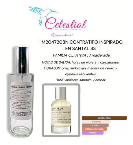 Perfume Santal 33 Celestial Elixir 100ml