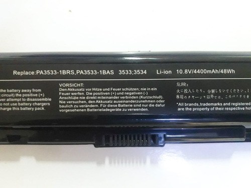 Imagen 2 de 2 de Probattery P/ Toshiba Pa3534u A200 A205 A210 L200 L305 L505