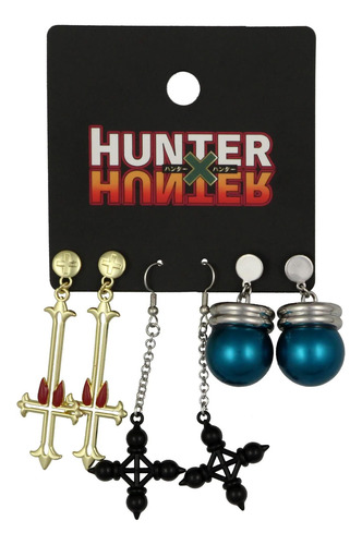 Hunter X Hunter Anime Manga Chrollo Lucifer Pendientes De Y