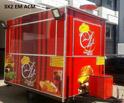 Imagem 4 de 14 de Trailer Carretinha Food Truck Food Trailer Treiler