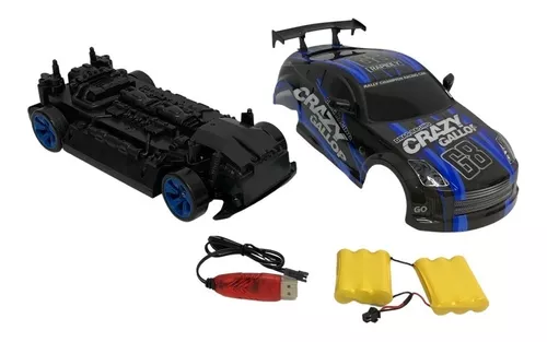 Skyline Gtr R35 Drift Rc Carrinho Controle Remoto 4x4+aces