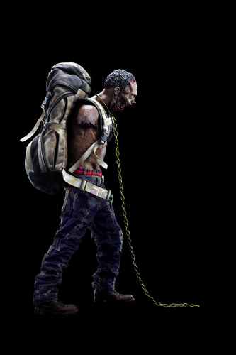 Action Figure Th Walking Zumbi Rick Dary Negan Threezero 1/6