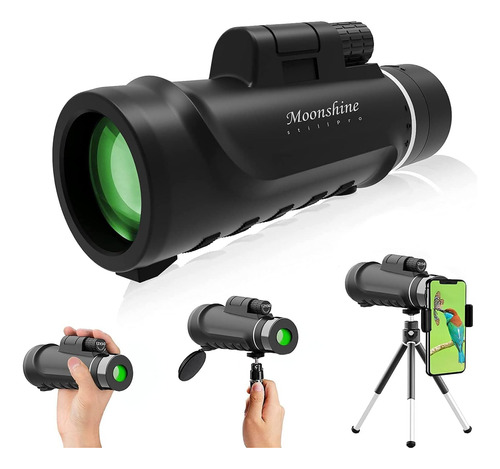 Telescopio Monocular De 16 X 52 Pulgadas, Telescopio Monocul