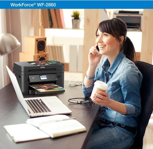Impresora Multifuncional Epson Wf-2860: Wifi, Escáner, Fax