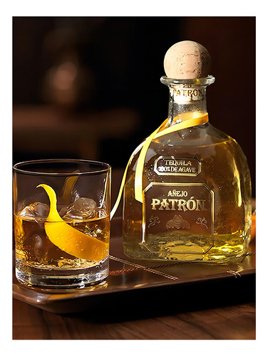Caja De 12 Tequila Patrón Añejo 750 Ml