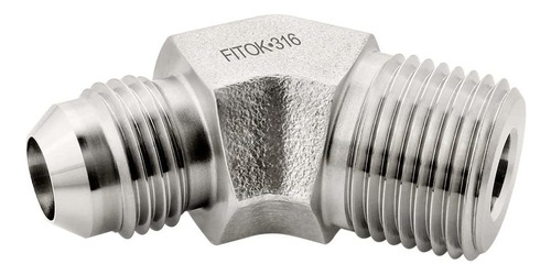 Fitok Tubo Acampanado Jic Acero Inoxidable 316 Codo 45 Grado