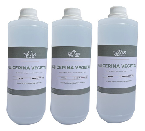 Glicerina Liquida 1 Lt Usp Pack 3 Unidades | Naturisima