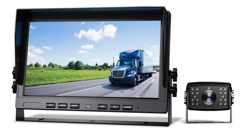 .'' Dvr Wired Backup Camara System Kit Hd Quad Split Car