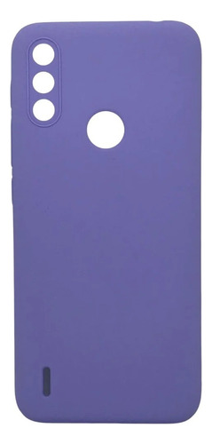 Funda Case De Motorola E7 Power Soft Feeling Antishock Lila