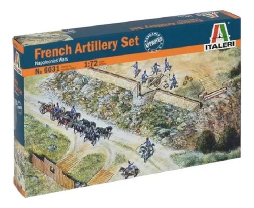 Set De Artillería Francesa 1/72 Italeri 6031 Kit Figuras