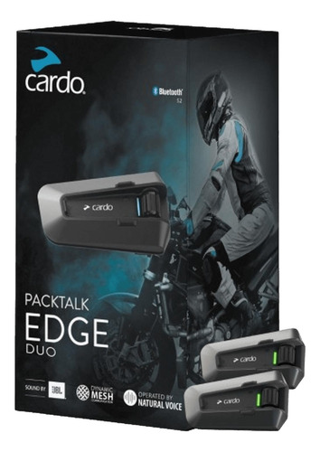 Intercomunicador Cardo Packtalk Edge Duo Duas Peças Par Jbl