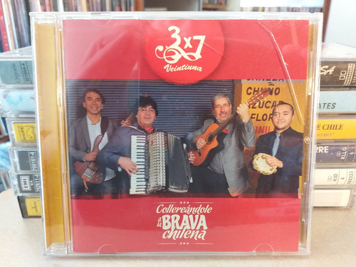 Cd 3 X 7 Ventiuna/  Collereandole A La Brava Chilena (usado)