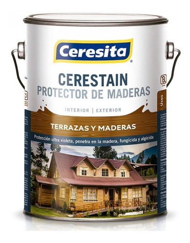 Cerestain Protector De Madera Ceresita Negro Galon