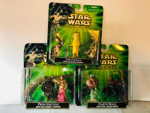 3 Fig Deluxe Power Of The Jedi Hasbro 2001 Potj Maul Luke.