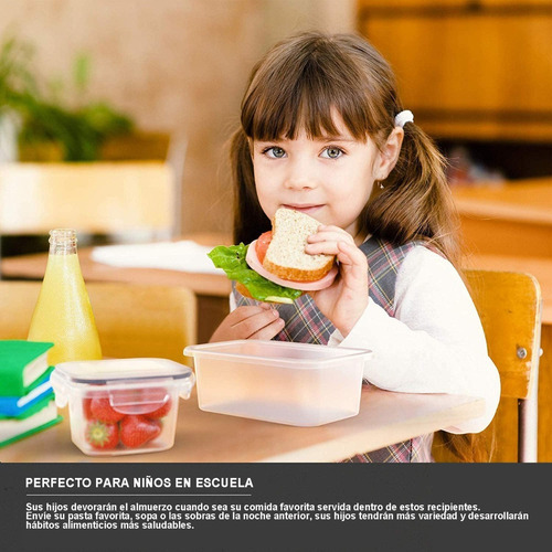 Recipientes Hermeticos Plastico Contenedores Juego De Cocina