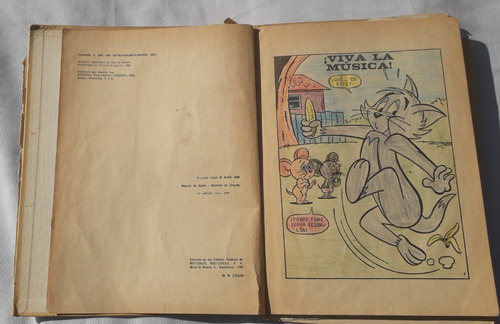 Cuento Antiguo * Tom Y Jerry * Coleccion Mundo Infantil (Usado)