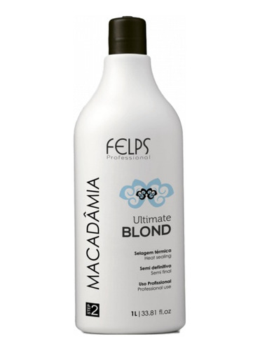Felps Progressiva Macadâmia Ultimate Blond  1 Litro + Brinde