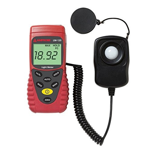 Amprobe Lm-100 Medidor De Luz Con Silicio Fotodiodo Y Filtro