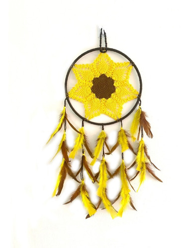 Atrapasueños Girasol - Mediano 32 Cms - Regalos 