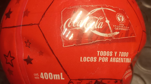 Antigua Botella Coca Cola 400ml Mundial Alemania 2006 (Usado)