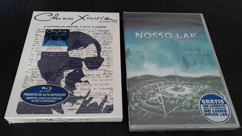 Blu Ray Chico Xavier - A Historia Do Médium + Dvd Nosso Lar