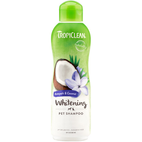 Tropiclean Shampoo Gatos Y Perros De Pelaje Blanco 592 Ml