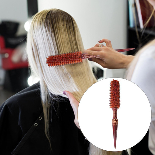Cepillo De Pelo Redondo Peine Rizado De Pelo Resistente A