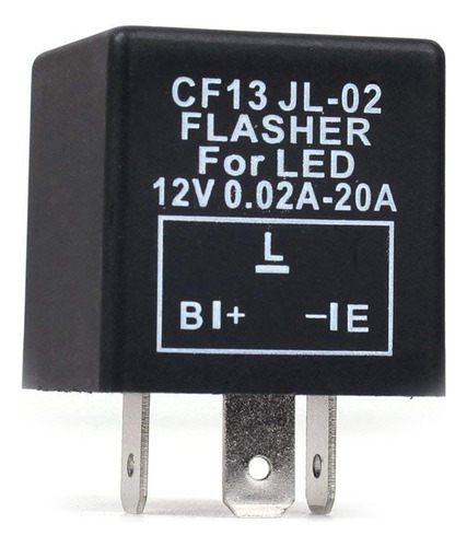 Relé Intermitente Led Electrónico Cf-13 De 3 Pines Para Coch