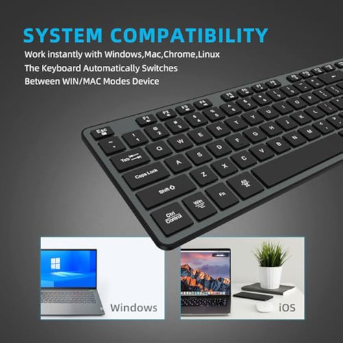 Teclado Usb Con Cable, Cómodo Y Silencioso, Color Chocolate