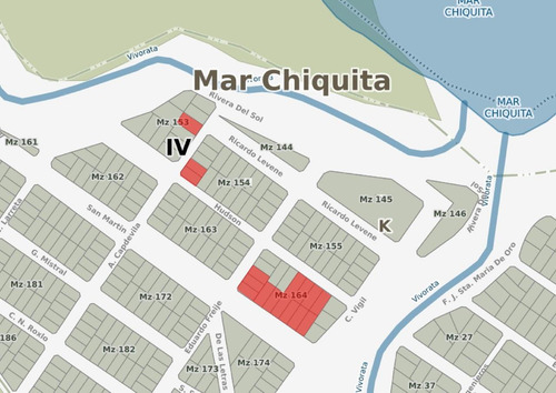 Terreno. Balneario Mar Chiquita. Financiación. Venta.