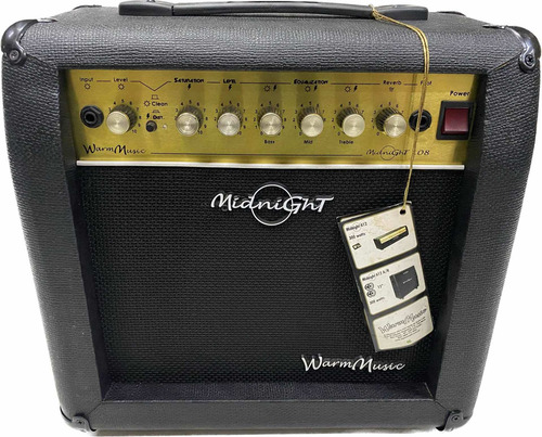 Amplificador Warm Music Midinight 108 Guitarra 30w Raridade