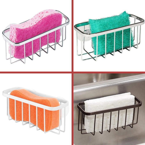 Z Estante Para Fregadero Con Ventosa De Acero Inoxidable