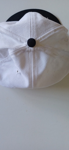 Gorra Cup Adidas. Talle Único. Algodón. Directo Desde Alema Negro Y Blanco Unico Lisa (Usado)