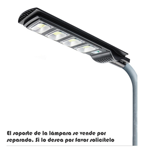 Imagen 7 de 10 de Lámpara Solar De Alumbrado Público 100w X 3 Unidades