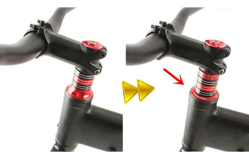 2 Kit De 6 Separadores Para Horquilla De Bicicleta, 2 Piezas