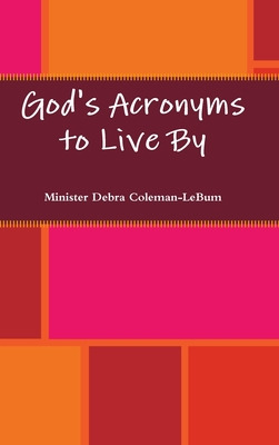 Libro God's Acronyms To Live By - Coleman-lebum, Minister...