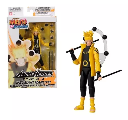 Figura Bandai Naruto Uzumaki Sage - Pirlimpimpim Brinquedos