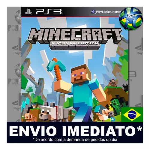 Minecraft Standard Edition Português - Jogos Ps3 Psn