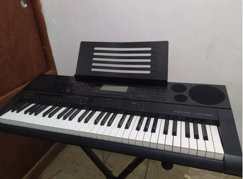 Piano Casio De 5 Octavas Con Su Forro Original Paral Y Atril